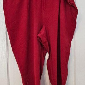 Red Capris - Size 2X Petite